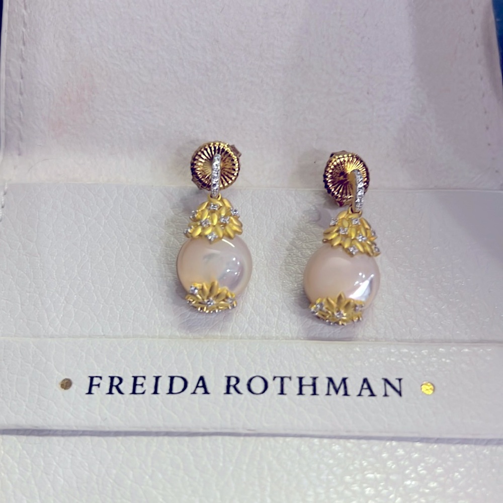 Freida Rothman Earrings, NEW